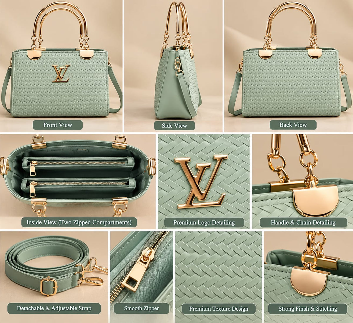 Buckle HandBag