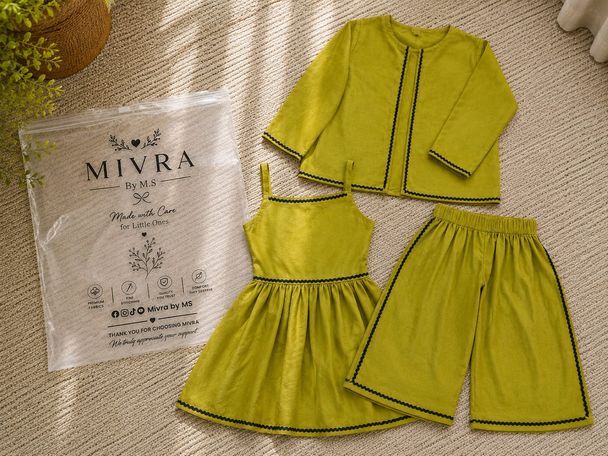 Olive Green 3-piece