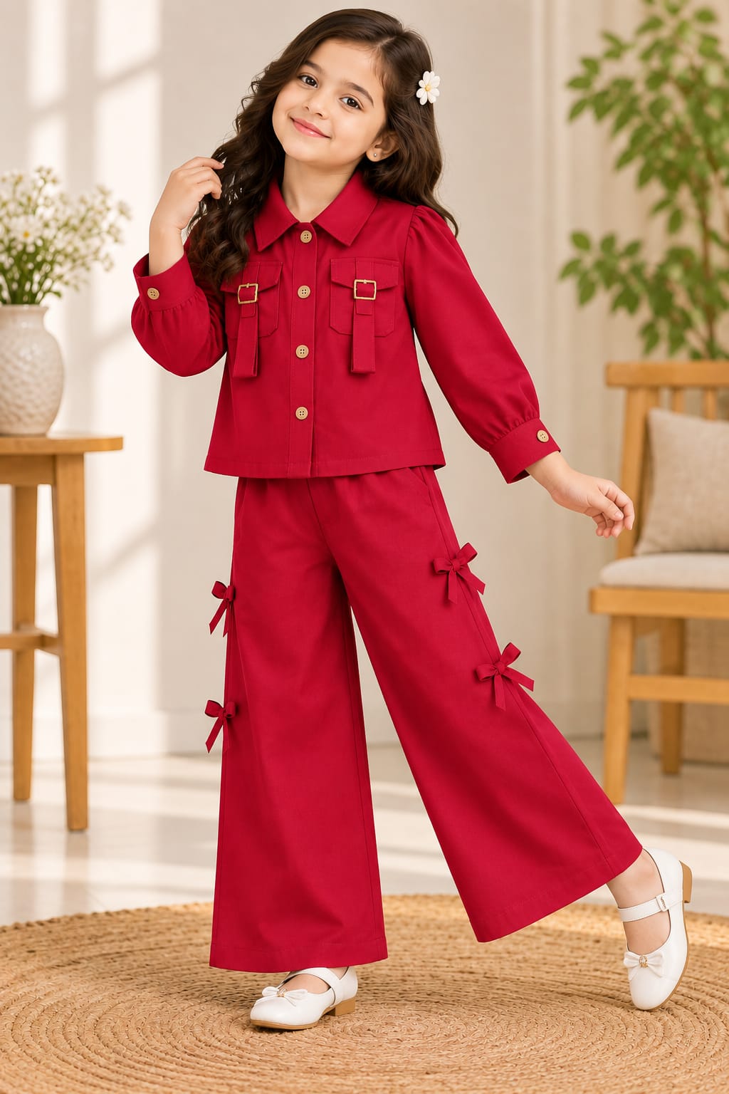 Maroon 2-piece