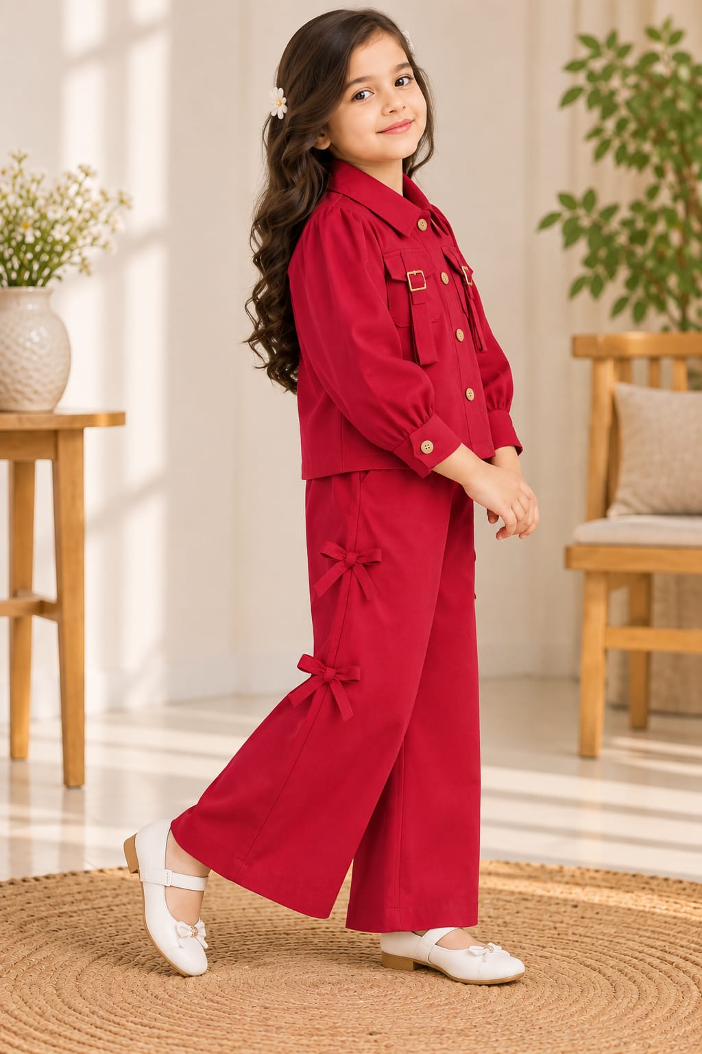 Maroon 2-piece