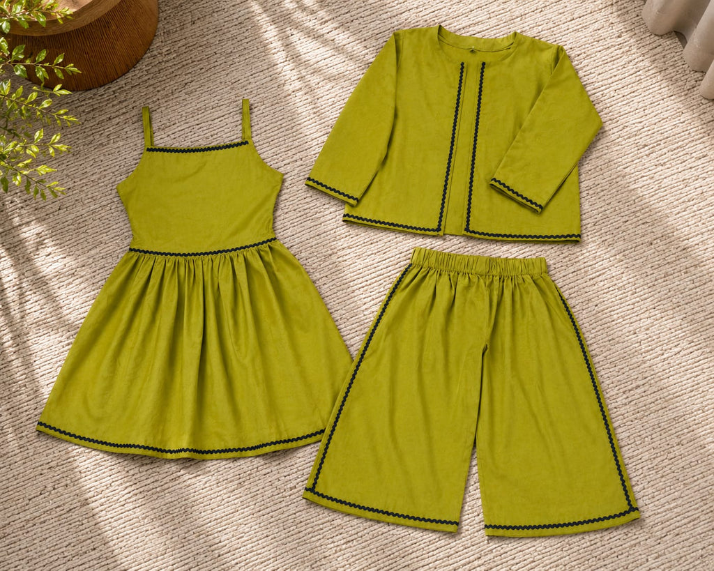 Olive Green 3-piece