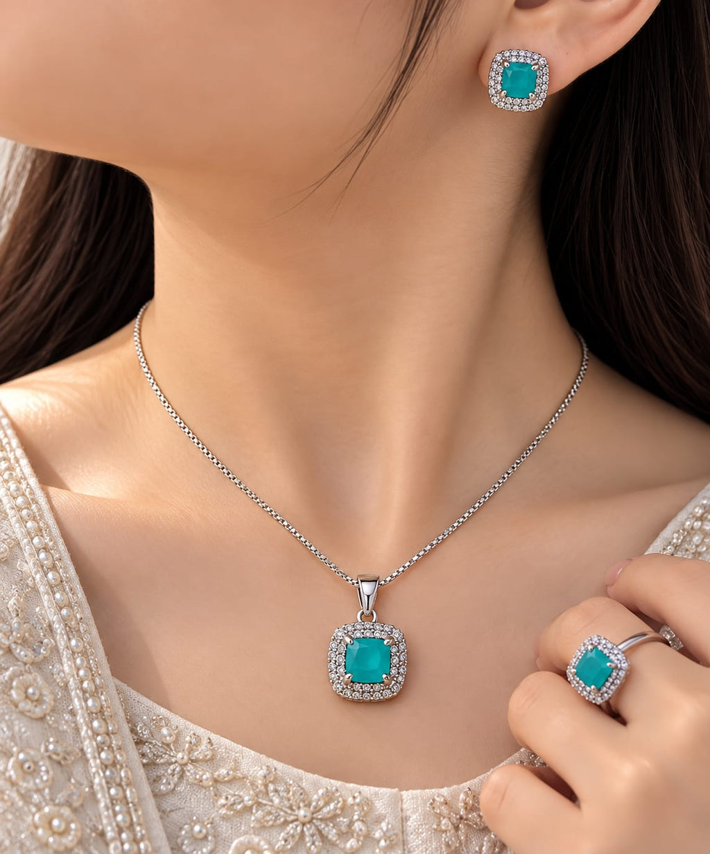 Aqua Royale Jewelry Set