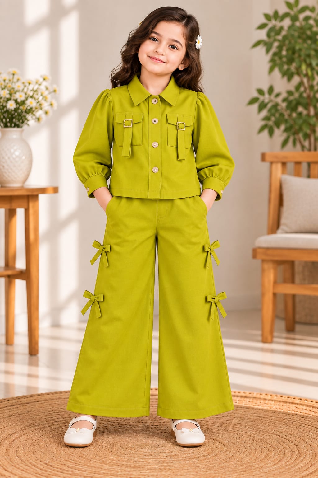 Olive green 2-piece