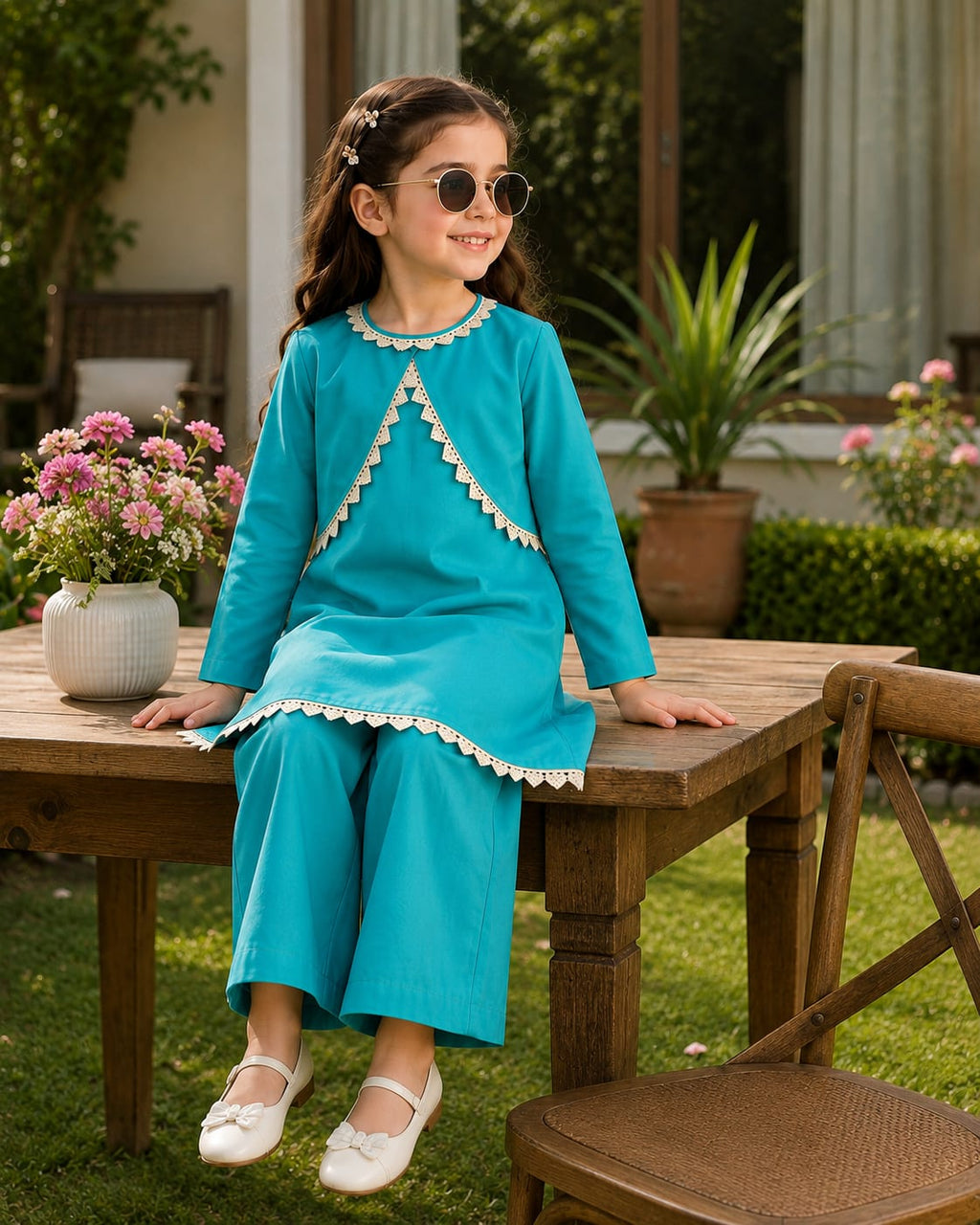 Turquoise Blue 3-piece set
