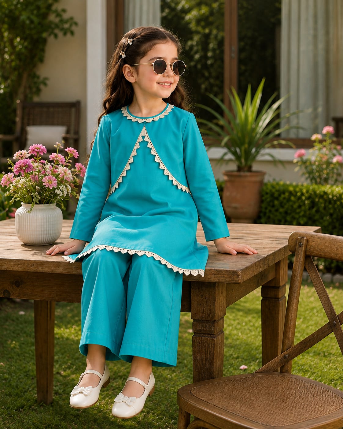 Turquoise Blue 3-piece set