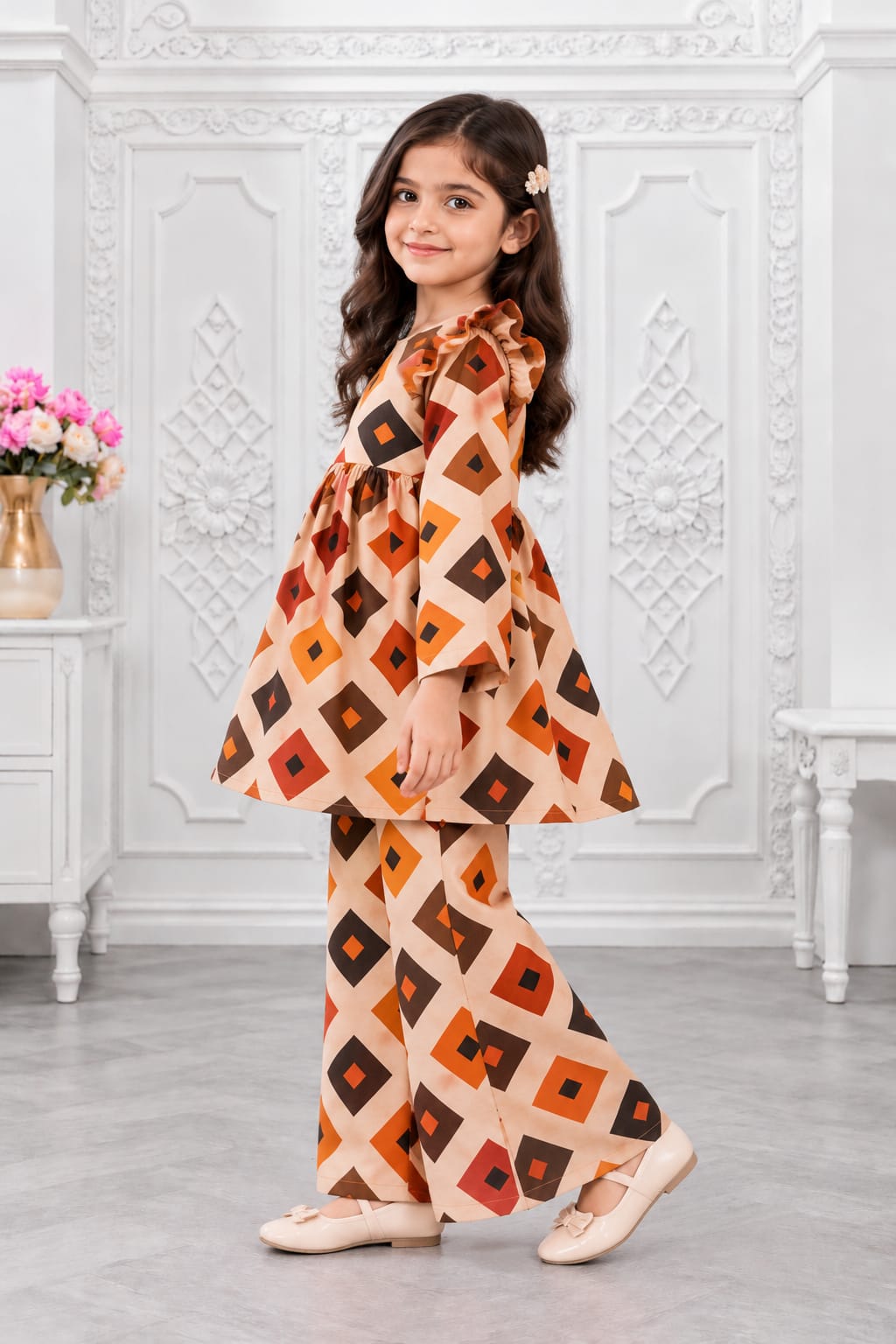 Printed Diamond 2-Piece Set