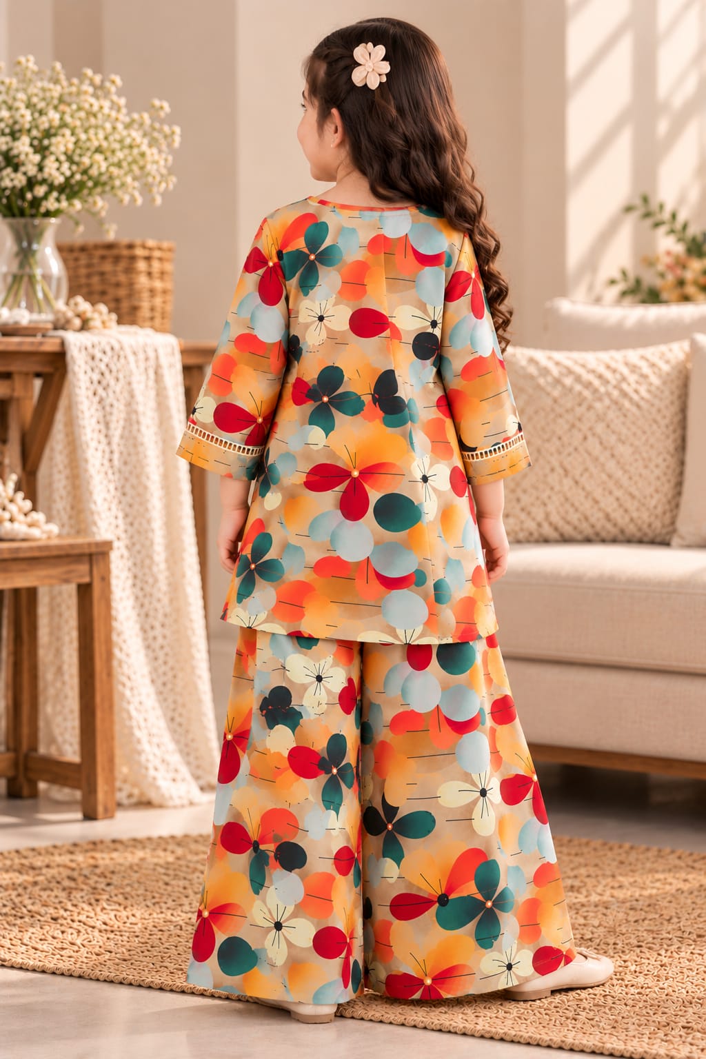 Floral printed 2-piece
